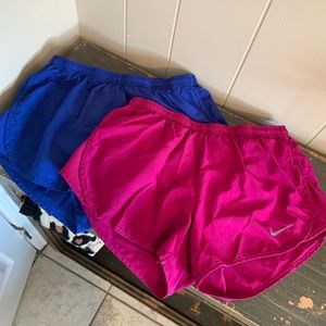 Two pairs of Nike shorts